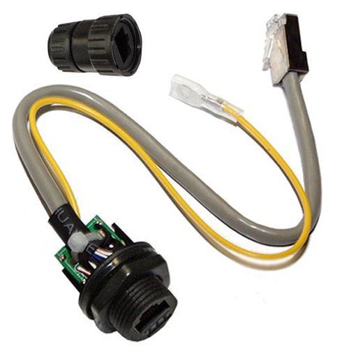 RF elements RJ45 Waterproof Connector - grounded