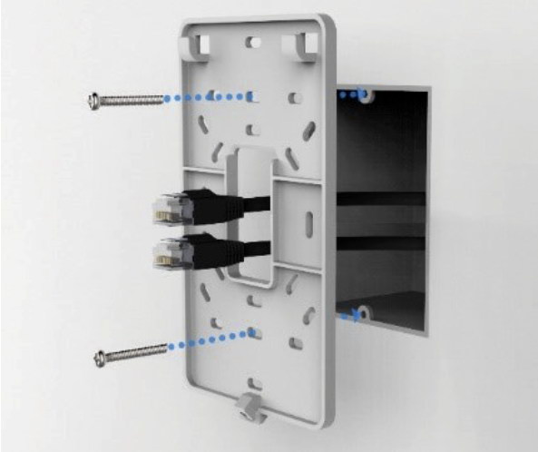 Cambium e430H Wall bracket for single gang junction box