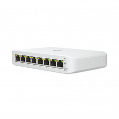 Коммутатор/ 8-port, Layer 2 PoE switch supporting silent fanless cooling. 52W total PoE availability