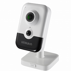 HiWatch DS-I214(B) (2.8 mm) (B)  Видеокамера IP 2.8-2.8мм цветная корп.:белый