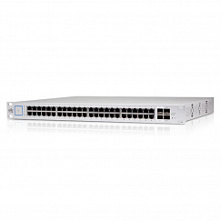 Коммутатор/ 48-port, Layer 2 PoE switch with a silent, fanless cooling system.195W total PoE availability