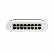 Коммутатор/ Wall-mountable, 16-port, Layer 2 PoE switch with a fanless cooling system.45W total PoE availability